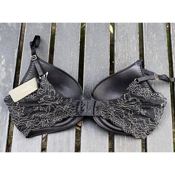 New w/Tags - Natori 36D - "DRAMA" Full Coverage Underwire Contour Bra in Black - Picture 7 of 9